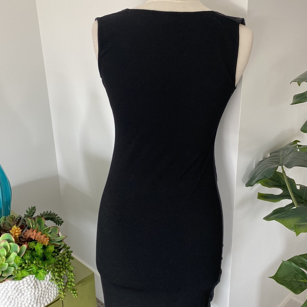 Black Rouched Dress - Picture 3 of 4